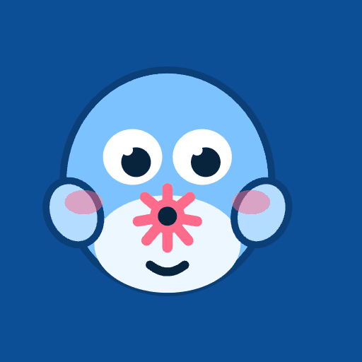 Blue app icon